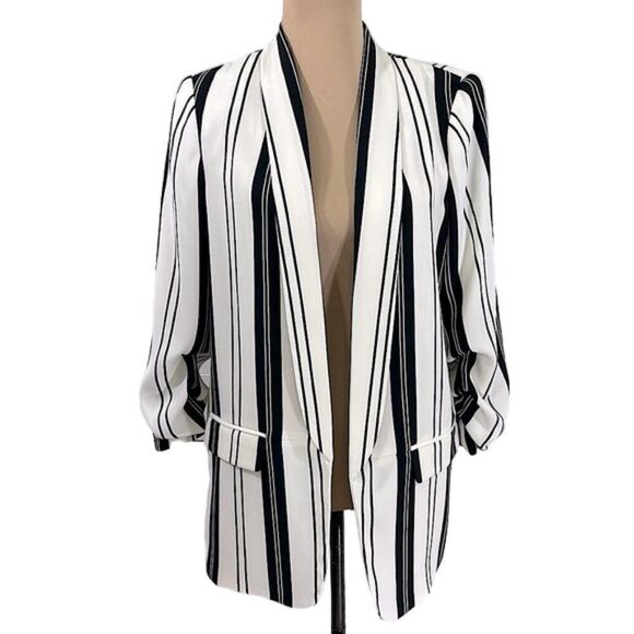 Madison Blazer Large Jacket Work Wear Stripes NWT - Picture 2 of 16